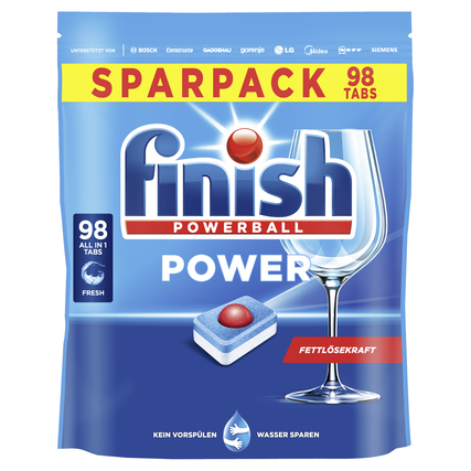 FINISH Spülmaschinentabs Power Fresh 98 St./Pack.