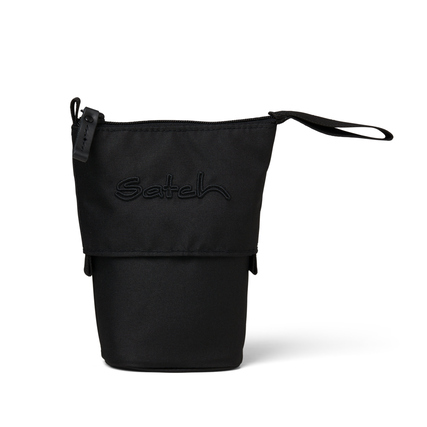 satch Schlampermäppchen Pencil Slider Skandi Style 17 x 19 x 7 cm (B x H x T) Reißverschluss Polyester, 100 % recycelt schwarz Nordic Black