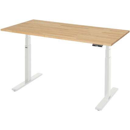 RAU Schreibtisch Adlatus 100 25 cm lichtgrau 1.500 x 650-1.300 x 800 mm (B x H x T) Produktbild pa_produktabbildung_1 XL