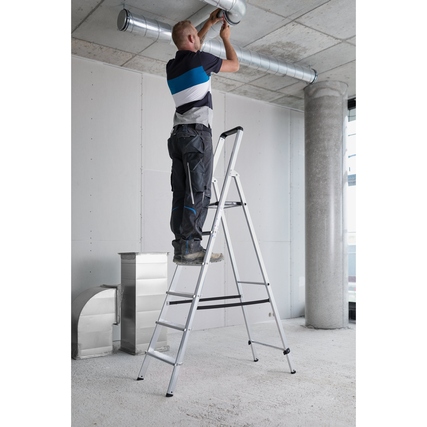 MUNK Stehleiter ML max. Arbeitshöhe 3,4 m Produktbild pa_ohnedeko_1 XL