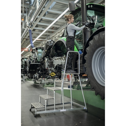 MUNK Podestleiter max. Arbeitshöhe 3 m Produktbild pa_ohnedeko_1 XL