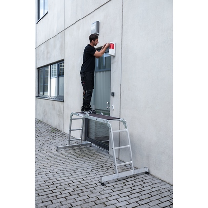 MUNK Multifunktionsleiter max. Arbeitshöhe 4,8 m Produktbild pa_ohnedeko_3 XL