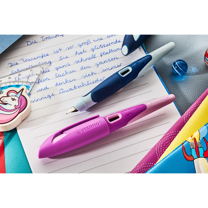 STABILO® Füllfederhalter EASYbirdy® 3D DreamWorld Linkshänder blau Produktbild pa_ohnedeko_1 XL