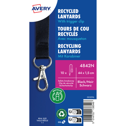 Avery Zweckform Textilband Recycling schwarz Produktbild pa_produktabbildung_1 XL