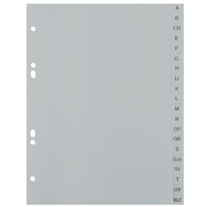 A-Z Register DIN A5 Produktbild pa_produktabbildung_1 XL