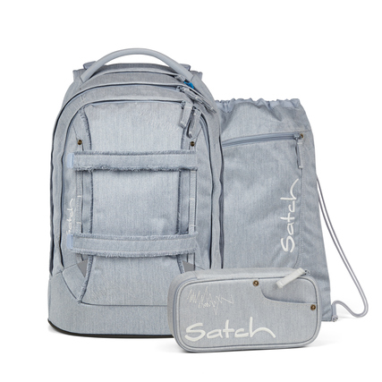 Satch Schulrucksack pack Next Denim Edition Washed Blue Produktbild pa_produktabbildung_1 XL