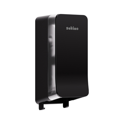 Satino by WEPA Toilettenpapierspender Doppel System schwarz Produktbild pa_produktabbildung_1 XL