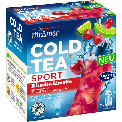 Meßmer Tee Cold Tea Sport Kirsche-Limette mit Magnesium Produktbild pa_produktabbildung_1 XL