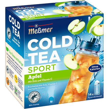 Meßmer Tee Cold Tea Sport Apfel mit Zink und Vitamin C Produktbild pa_produktabbildung_1 XL