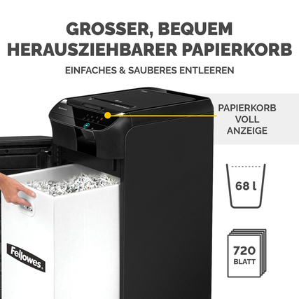 Fellowes® Aktenvernichter AutoMax&trade; 350C Produktbild pa_anwendungsbeispiel_3 XL