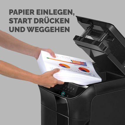 Fellowes® Aktenvernichter AutoMax&trade; 350C Produktbild pa_anwendungsbeispiel_1 XL