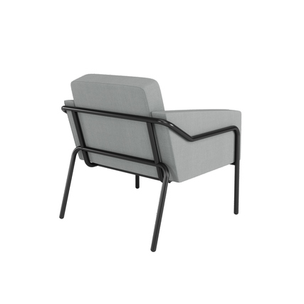 Paperflow Sessel Medso Innenbereich Klassik L 100 % Polyester grau Produktbild pa_produktabbildung_3 XL