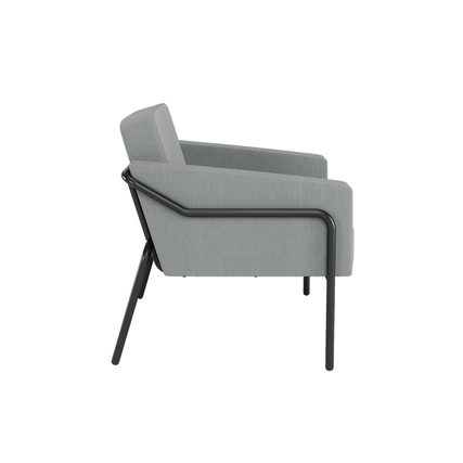 Paperflow Sessel Medso Innenbereich Klassik L 100 % Polyester grau Produktbild pa_produktabbildung_2 XL