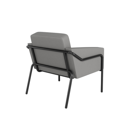 Paperflow Sessel Medso Innenbereich Klassik L 79 % PVC, 21 % PES (Kunstleder) grau Produktbild pa_produktabbildung_3 XL