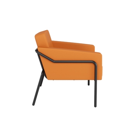 Paperflow Sessel Medso Innenbereich Klassik L 79 % PVC, 21 % PES (Kunstleder) orange Produktbild pa_produktabbildung_2 XL