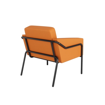 Paperflow Sessel Medso Innenbereich Klassik L 79 % PVC, 21 % PES (Kunstleder) orange Produktbild pa_produktabbildung_3 XL