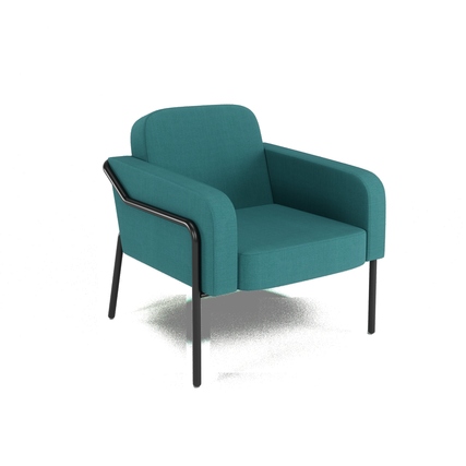 Paperflow Sessel Medso Innenbereich Rund L 100 % Polyester blau Produktbild pa_produktabbildung_1 XL