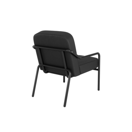 Paperflow Sessel Medso Innenbereich Rund M 79 % PVC, 21 % PES (Kunstleder) schwarz Produktbild pa_produktabbildung_3 XL