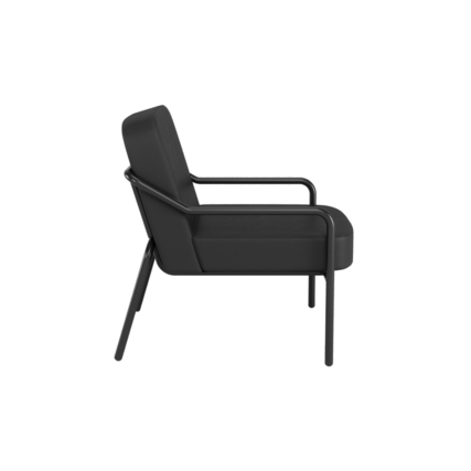 Paperflow Sessel Medso Innenbereich Rund M 79 % PVC, 21 % PES (Kunstleder) schwarz Produktbild pa_produktabbildung_2 XL