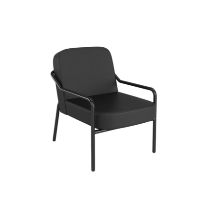 Paperflow Sessel Medso Innenbereich Rund M 79 % PVC, 21 % PES (Kunstleder) schwarz Produktbild pa_produktabbildung_1 XL