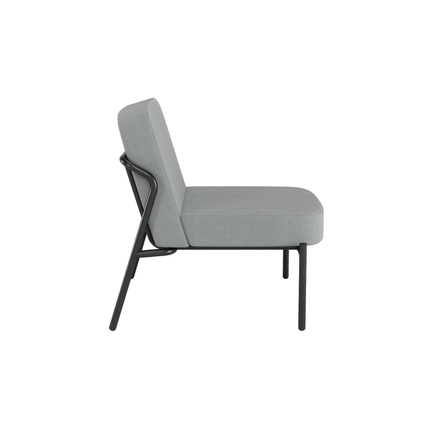 Paperflow Sessel Medso Innenbereich Rund S 100 % Polyester grau Produktbild pa_produktabbildung_2 XL