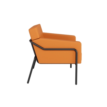 Paperflow Sessel Medso Innenbereich Modell T L 79 % PVC, 21 % PES (Kunstleder) orange Produktbild pa_produktabbildung_2 XL