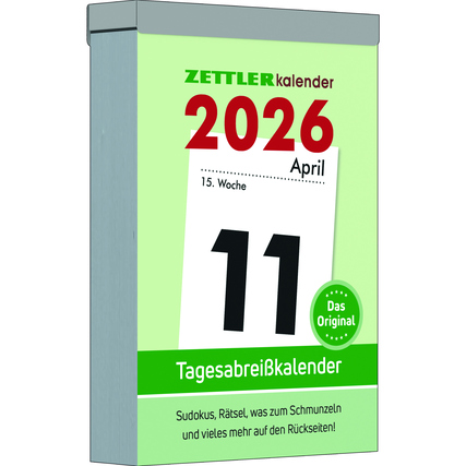 ZETTLER Abreißkalender 2026 Produktbild pa_produktabbildung_1 XL