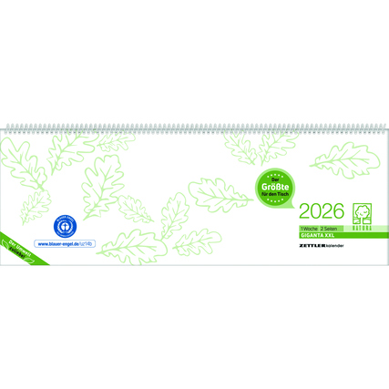 ZETTLER Querkalender Giganta 2026 Produktbild pa_produktabbildung_1 XL