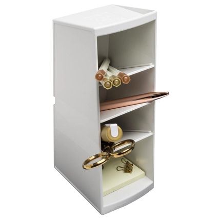 Exacompta Tischorganizer Multitower AutentiK weiß Produktbild pa_ohnedeko_1 XL