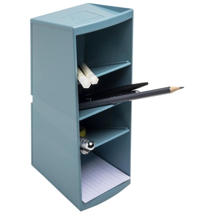 Exacompta Tischorganizer Multitower AutentiK blaugrau Produktbild pa_ohnedeko_1 XL