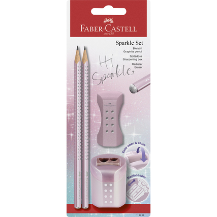 Faber-Castell Bleistiftset Sparkle Cosmic rose metallic Produktbild pa_produktabbildung_1 XL