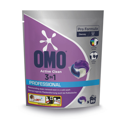 OMO Waschmittel Professional Active Clean 3 in 1 Produktbild pa_produktabbildung_1 XL