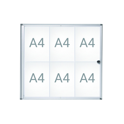 MAUL Schaukasten MAULextraslim 6 x DIN A4 Produktbild pa_produktabbildung_1 XL