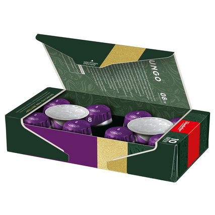 JACOBS Kaffeekapsel Lungo 8 Intenso 10 x 5,2 g/Pack. Produktbild pa_produktabbildung_2 XL