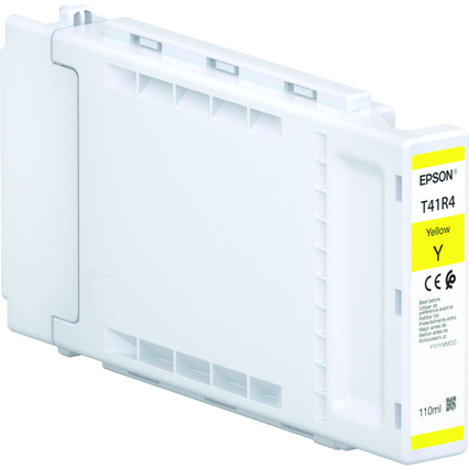 Gelbe Tintenpatrone T41R440 mit einer Füllmenge von 110 ml.