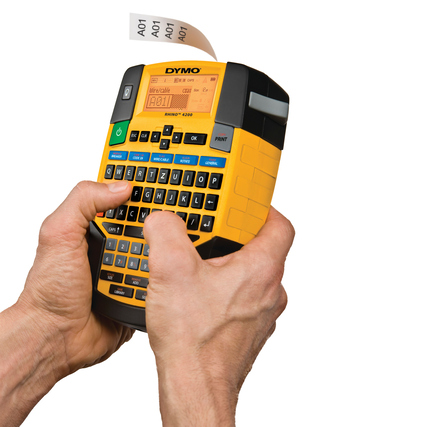 DYMO® Beschriftungsgerät Rhino&trade; 4200 mit Koffer Produktbild pa_anwendungsbeispiel_1 XL