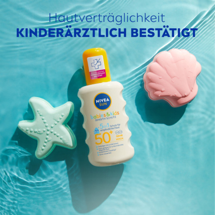 NIVEA SUN Sonnenschutzmittel Babies & Kids Sensitiv Produktbild pa_ohnedeko_1 XL