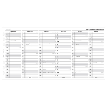 FILOFAX Einlage Kalender exklusiv Multifit 2027 Produktbild pa_produktabbildung_2 XL
