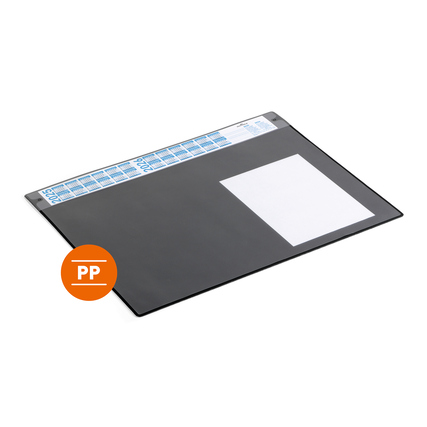 DURABLE Schreibunterlage mit Folienauflage mit Kalender 4 Jahre schwarz Produktbild pa_anwendungsbeispiel_1 XL