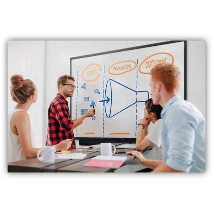 Legamaster Professionelles Display Evolve 2 165,1 cm (65") inkl. VESA-Wandhalterung (200x200-600x800 mm), HDMI-Kabel (5 m), USB-A/USB-B Kabel 2.0 (5 m) Produktbild pa_ohnedeko_1 XL