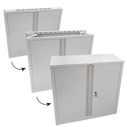 Phoenix Flügeltürenschrank SCF faltbar 915 x 830 x 370 mm (B x H x T) Produktbild pa_anwendungsbeispiel_1 XL