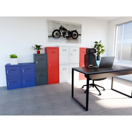 Phoenix Schließfachschrank CL 400 x 365 x 400 mm (B x H x T) blau Produktbild pa_ohnedeko_1 XL