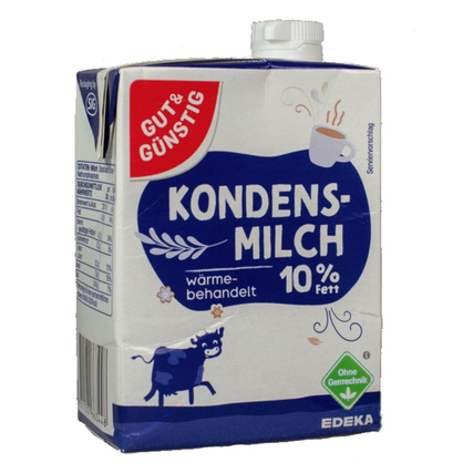 GUT & GÜNSTIG Kondensmilch TetraPak 10% 340g