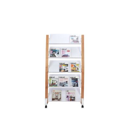 ALBA Prospektständer Design 15 x DIN A4 Produktbild pa_anwendungsbeispiel_1 XL