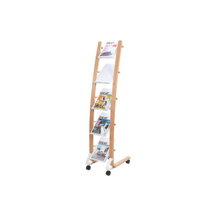 ALBA Prospektständer Design 5 x DIN A4 Produktbild pa_anwendungsbeispiel_2 XL