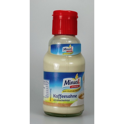 MinusL Kaffeesahne Glasflasche 10% 165ml