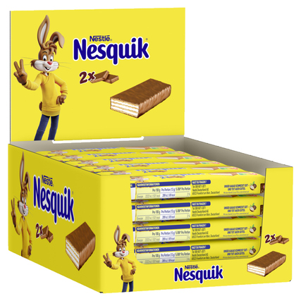 Nesquik® Schokolade Chocolate Wafer Milchschokolade 30 x 26 g/Pack.