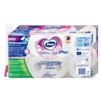 Zewa Toilettenpapier Ultra Soft 16 Rl./Pack Produktbild pa_produktabbildung_2 XL