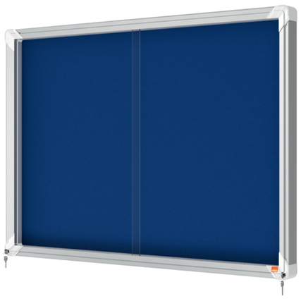 Nobo® Schaukasten Premium Plus 8 x DIN A4 blau Produktbild pa_produktabbildung_3 XL