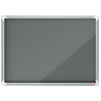 Nobo® Schaukasten Premium Plus 8 x DIN A4 grau Produktbild pa_produktabbildung_2 XL